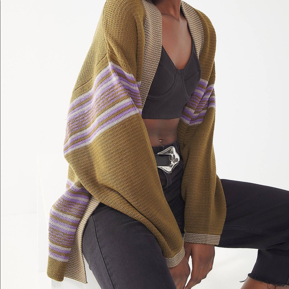 UO Kassi Striped Cardigan